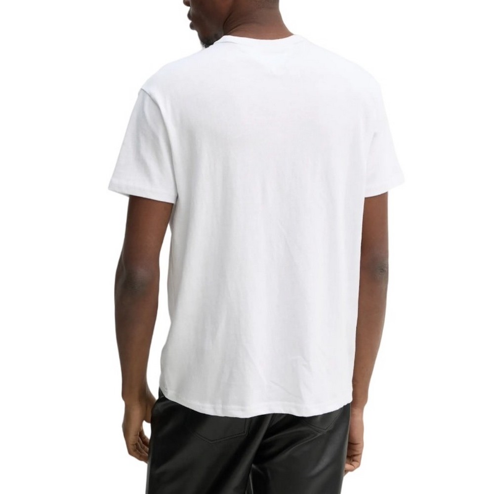 TOMMY JEANS RLX LINEAR LOGO TEE T-SHIRT ΜΠΛΟΥΖΑ ΑΝΔΡΙΚΗ BRIGHT WHITE