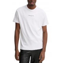 TOMMY JEANS RLX LINEAR LOGO TEE T-SHIRT ΜΠΛΟΥΖΑ ΑΝΔΡΙΚΗ BRIGHT WHITE