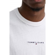 TOMMY JEANS RLX LINEAR LOGO TEE T-SHIRT ΜΠΛΟΥΖΑ ΑΝΔΡΙΚΗ BRIGHT WHITE