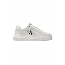 CALVIN KLEIN JEANS CHUPSOLE LACEUP MON LTH WN ΠΑΠΟΥΤΣΙ ΓΥΝΑΙΚΕΙΟ BRIGHT WHITE