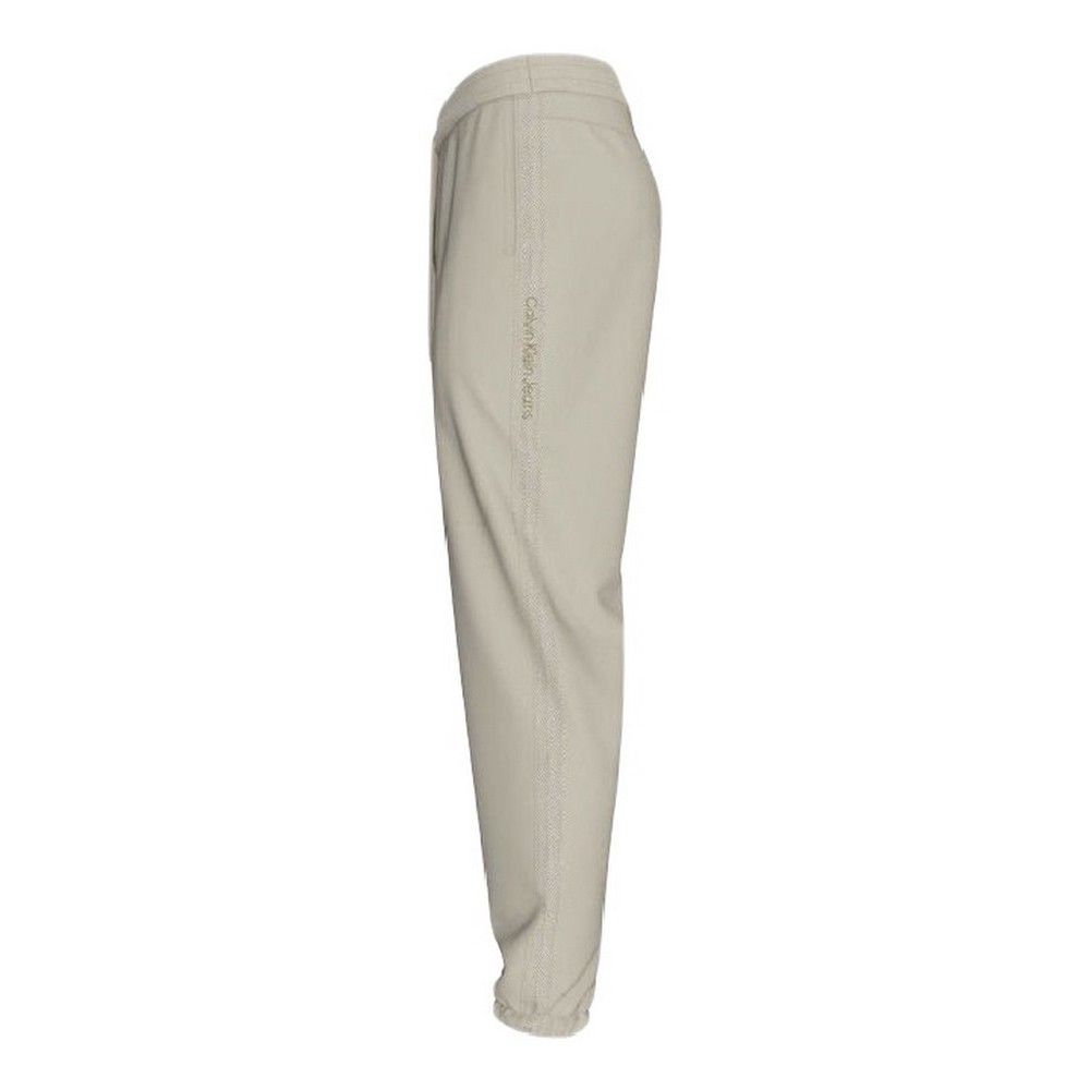 CALVIN KLEIN JEANS LOGO TAPE HWK PANT ΦΟΡΜΑ ΠΑΝΤΕΛΟΝΙ ΑΝΔΡΙΚΟ BEIGE