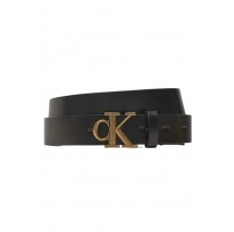 CALVIN KLEIN JEANS MONO PLAQUE LTHR BELT 30MM ΖΩΝΗ ΓΥΝΑΙΚΕΙΑ BLACK