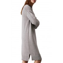 CALVIN KLEIN INTARSIA LOOSE SWEATER ΦΟΡΕΜΑ ΓΥΝΑΙΚΕΙΟ GREY