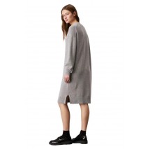 CALVIN KLEIN INTARSIA LOOSE SWEATER ΦΟΡΕΜΑ ΓΥΝΑΙΚΕΙΟ GREY