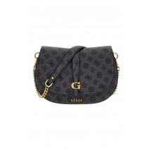 GUESS KUBA TRI CMPT FLAP SHLDR BAG ΤΣΑΝΤΑ ΓΥΝΑΙΚΕΙΑ GREY