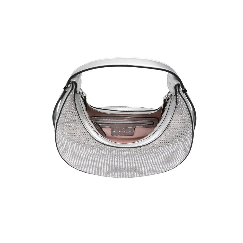 LIU JO M HOBO AF4225E0507C ΤΣΑΝΤΑ ΓΥΝΑΙΚΕΙΑ SILVER