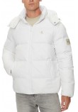 CALVIN KLEIN JEANS ESSENTIALS DOWN JACKET ΜΠΟΥΦΑΝ ΑΝΔΡΙΚΟ BRIGHT WHITE