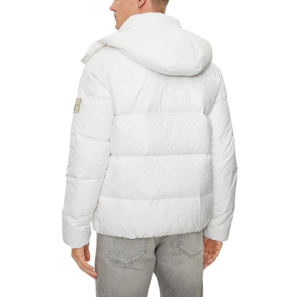 CALVIN KLEIN JEANS ESSENTIALS DOWN JACKET ΜΠΟΥΦΑΝ ΑΝΔΡΙΚΟ BRIGHT WHITE