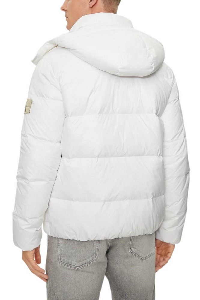 CALVIN KLEIN JEANS ESSENTIALS DOWN JACKET ΜΠΟΥΦΑΝ ΑΝΔΡΙΚΟ BRIGHT WHITE