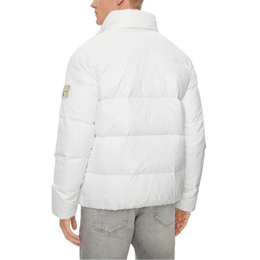 CALVIN KLEIN JEANS ESSENTIALS DOWN JACKET ΜΠΟΥΦΑΝ ΑΝΔΡΙΚΟ BRIGHT WHITE