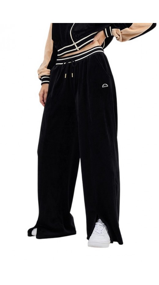 ELLESSE SARTORIA VELVET TRACK PANT ΠΑΝΤΕΛΟΝΙ ΦΟΡΜΑ ΓΥΝΑΙΚΕΙΟ BLACK