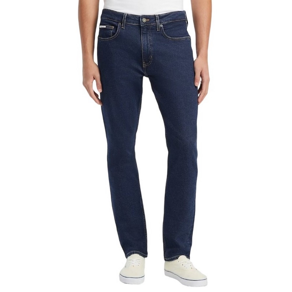 GUESS JEANS G14 MID RISE SLIM VARANE ΤΖΙΝ ΠΑΝΤΕΛΟΝΙ ΑΝΔΡΙΚΟ BLUΕ DENIM