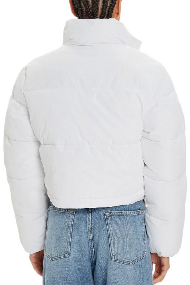 CALVIN KLEIN JEANS MATTE CROPPED ND PUFFER ΜΠΟΥΦΑΝ ΓΥΝΑΙΚΕΙΟ BRIGHT WHITE