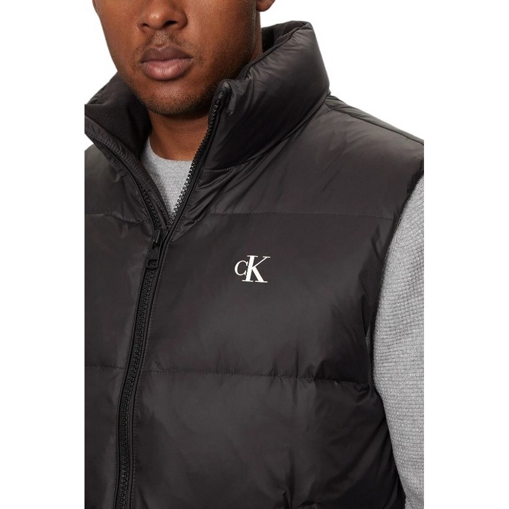 CALVIN KLEIN JEANS ESSENTIALS DOWN VEST ΜΠΟΥΦΑΝ-ΓΙΛΕΚΟ ΑΝΔΡΙΚΟ BLACK