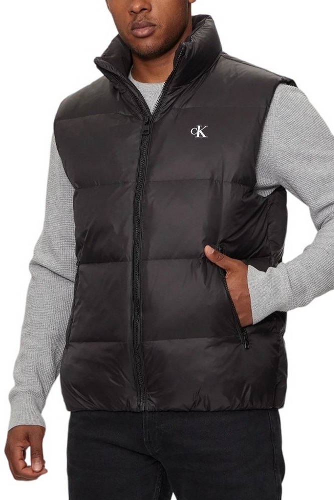 CALVIN KLEIN JEANS ESSENTIALS DOWN VEST ΜΠΟΥΦΑΝ-ΓΙΛΕΚΟ ΑΝΔΡΙΚΟ BLACK