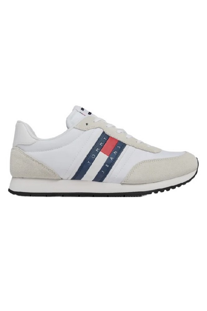 TOMMY HILFIGER RUNNER CASUAL ESS ΠΑΠΟΥΤΣΙ ΑΝΔΡΙΚΟ WHITE