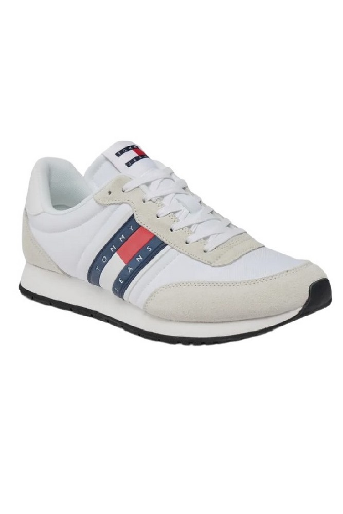 TOMMY HILFIGER RUNNER CASUAL ESS ΠΑΠΟΥΤΣΙ ΑΝΔΡΙΚΟ WHITE