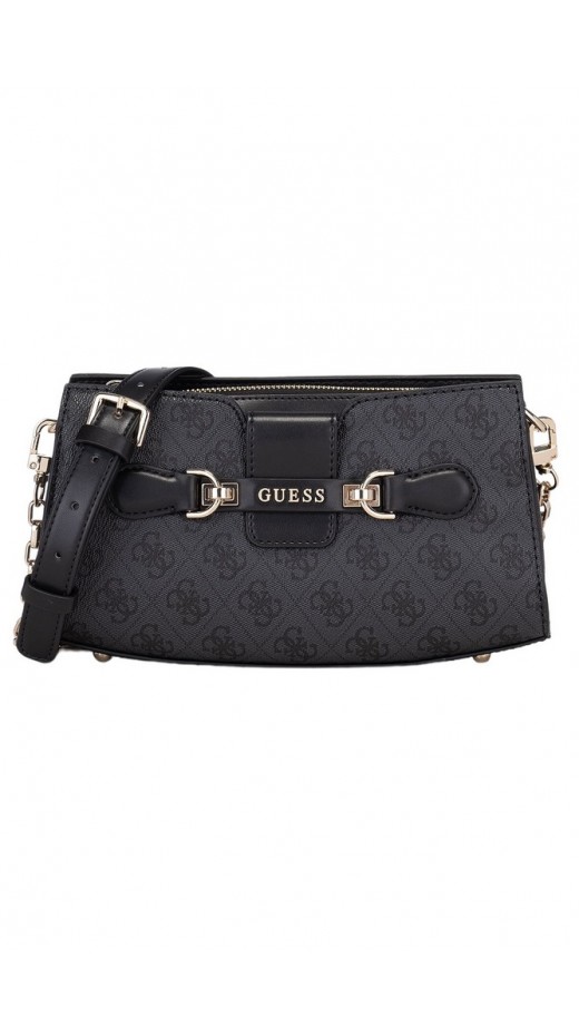 GUESS NOLANA CROSSBODY TOP ΤΣΑΝΤΑ ΓΥΝΑΙΚΕΙΑ GREY