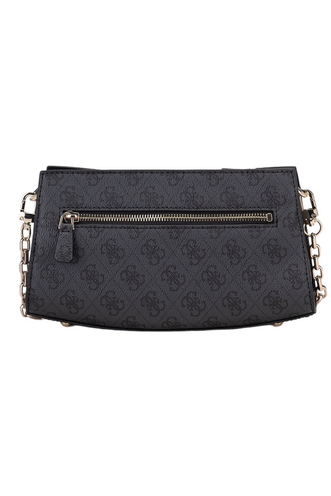 GUESS NOLANA CROSSBODY TOP ΤΣΑΝΤΑ ΓΥΝΑΙΚΕΙΑ GREY