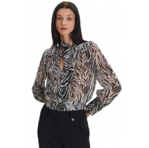 ALE TOP ZEBRA PRINT8920536 ΤΟΠ ΓΥΝΑΙΚΕΙΟ BLACK/WHITE