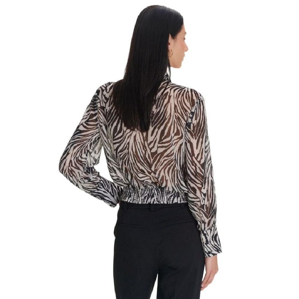 ALE TOP ZEBRA PRINT8920536 ΤΟΠ ΓΥΝΑΙΚΕΙΟ BLACK/WHITE