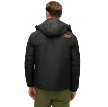 SUPERDRY SDCD HOODED MTN WINDBREAKER JACKET ΜΠΟΥΦΑΝ ΑΝΔΡΙΚΟ BLACK