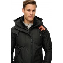 SUPERDRY SDCD HOODED MTN WINDBREAKER JACKET ΜΠΟΥΦΑΝ ΑΝΔΡΙΚΟ BLACK