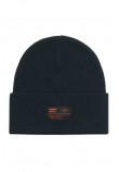 SUPERDRY D3 SDNA SURPLUS KNITTED BEANIE HAT ΣΚΟΥΦΟΣ ΓΥΝΑΙΚΕΙΟΣ NAVY