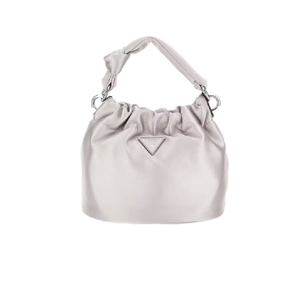 GUESS TWILLER TOP HANDLE POUCH ΤΣΑΝΤΑ ΓΥΝΑΙΚΕΙΑ SILVER