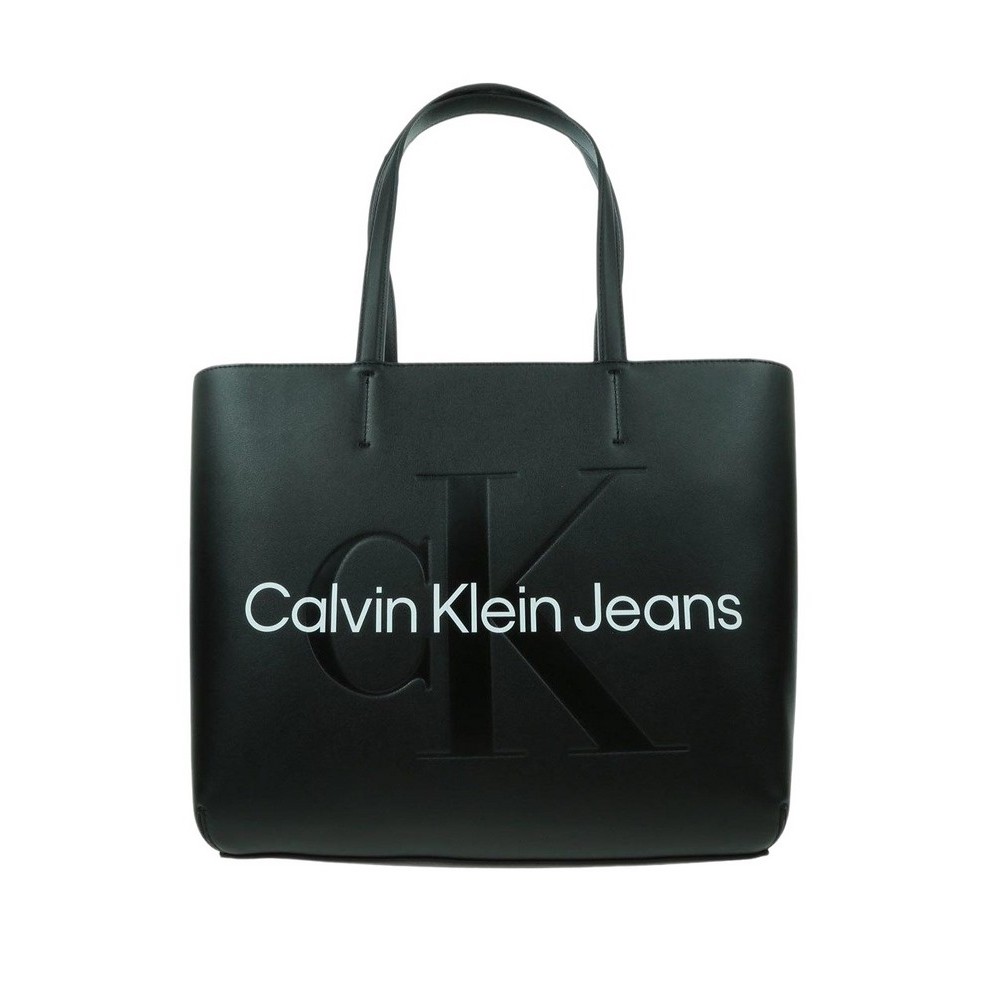 CALVIN KLEIN JEANS SHOPPER ΤΣΑΝΤΑ ΓΥΝΑΙΚΕΙΑ BLACK