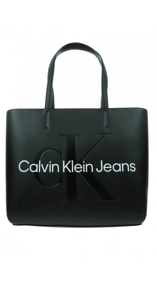 CALVIN KLEIN JEANS SHOPPER ΤΣΑΝΤΑ ΓΥΝΑΙΚΕΙΑ BLACK