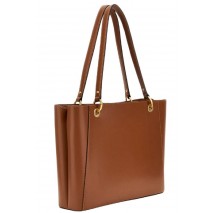 GUESS KUBA NOEL TOTE ΤΣΑΝΤΑ ΓΥΝΑΙΚΕΙΑ COGNAC