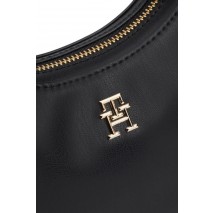 TOMMY HILFIGER REFINED CHAIN CROSSOVER ΤΣΑΝΤΑ ΓΥΝΑΙΚΕΙΑ BLACK