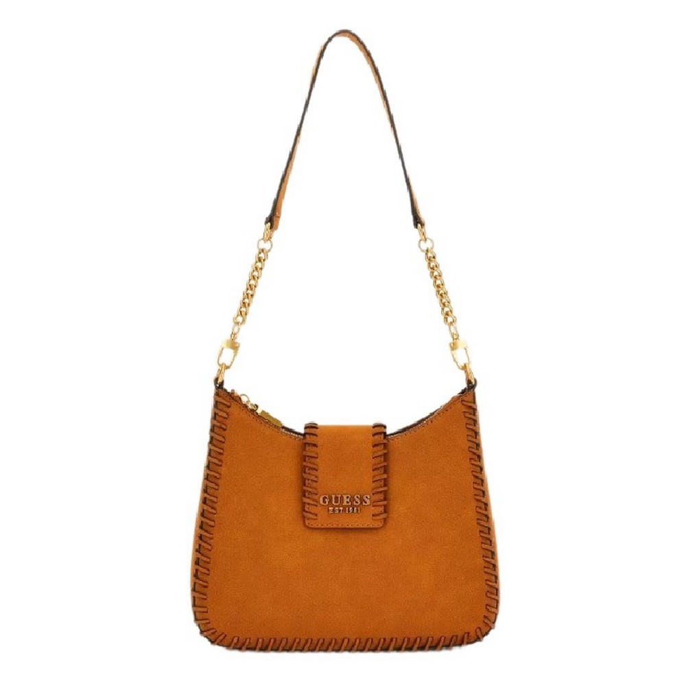 GUESS LIBERA SMALL HOBO ΤΣΑΝΤΑ ΓΥΝΑΙΚΕΙΑ COGNAC