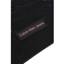 CALVIN KLEIN JEANS INST PATCH BEANIE ΣΚΟΥΦΟΣ ΓΥΝΑΙΚΕΙΟΣ BLACK