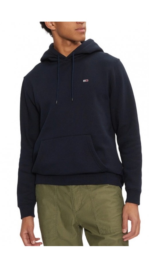 TOMMY JEANS REG S FLAG HOODIE ΜΠΛΟΥΖΑ ΦΟΥΤΕΡ ΑΝΔΡΙΚΗ DARK NAVY