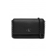 CALVIN KLEIN JEANS MINIMAL MONOGRAM EW FLAP ΤΣΑΝΤΑ ΓΥΝΑΙΚΕΙΑ BLACK