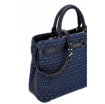 GUESS MAJKA GIRLFRIEND SATCHEL ΤΣΑΝΤΑ ΓΥΝΑΙΚΕΙΑ DENIM