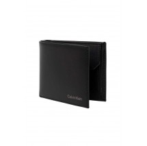 CALVIN KLEIN SMOOTH BIFOLD 5CC W/COIN ΠΟΡΤΟΦΟΛΙ ΑΝΔΡΙΚΟ BLACK