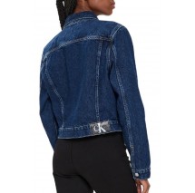 CALVIN KLEIN JEANS CROPPED 90'S DENIM JACKET ΜΠΟΥΦΑΝ ΓΥΝΑΙΚΕΙΟ BLUΕ DENIM