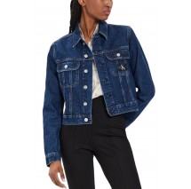 CALVIN KLEIN JEANS CROPPED 90'S DENIM JACKET ΜΠΟΥΦΑΝ ΓΥΝΑΙΚΕΙΟ BLUΕ DENIM