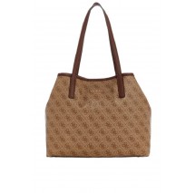 GUESS VIKKY II 2 IN 1 TOTE ΤΣΑΝΤΑ ΓΥΝΑΙΚΕΙΑ LATTE