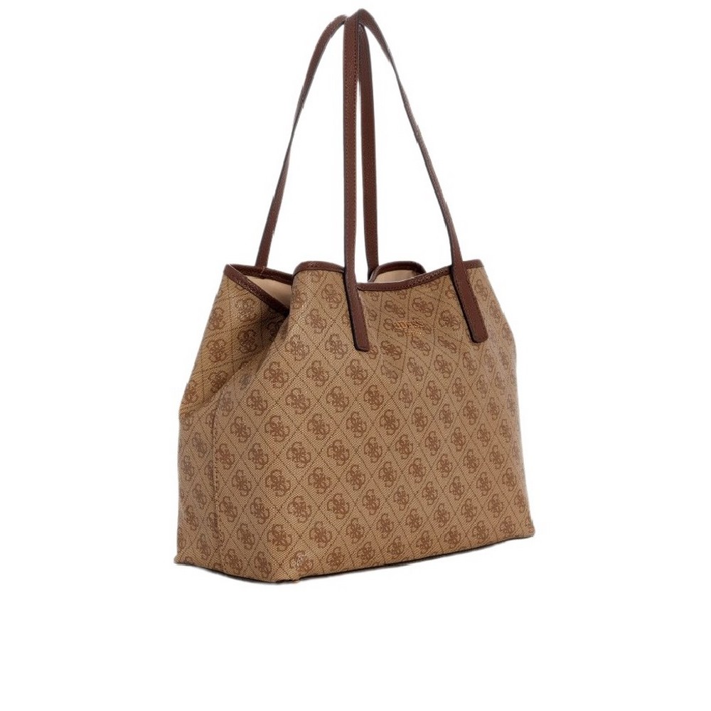 GUESS VIKKY II 2 IN 1 TOTE ΤΣΑΝΤΑ ΓΥΝΑΙΚΕΙΑ LATTE