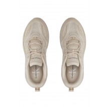 CALVIN KLEIN JEANS RETRO TENNIS LOW LACE ΠΑΠΟΥΤΣΙ ΓΥΝΑΙΚΕΙΟ EGGSHELL