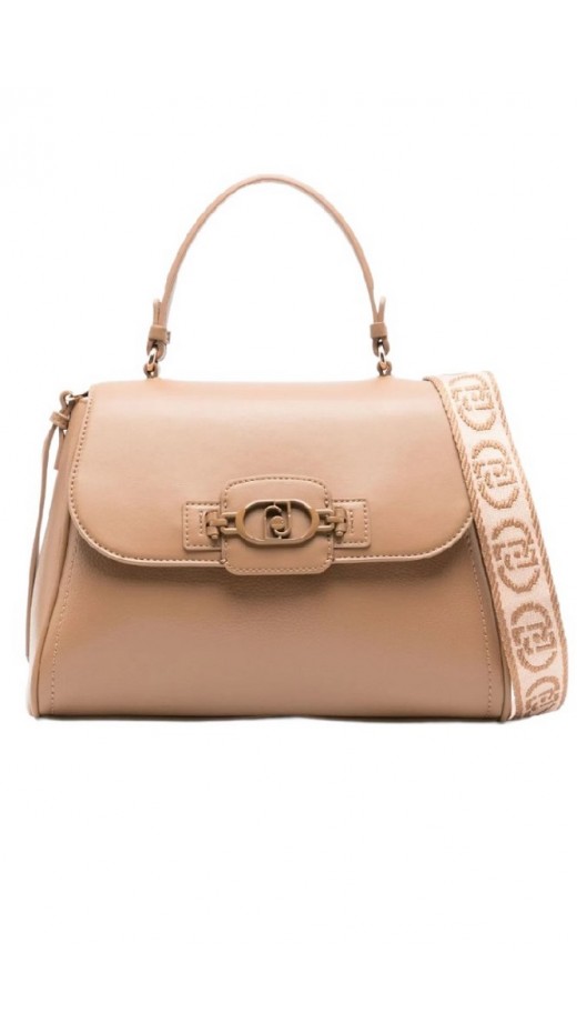 LIU JO TOP HANDLE TOTE BAG ΤΣΑΝΤΑ ΓΥΝΑΙΚΕΙΑ BEIGE