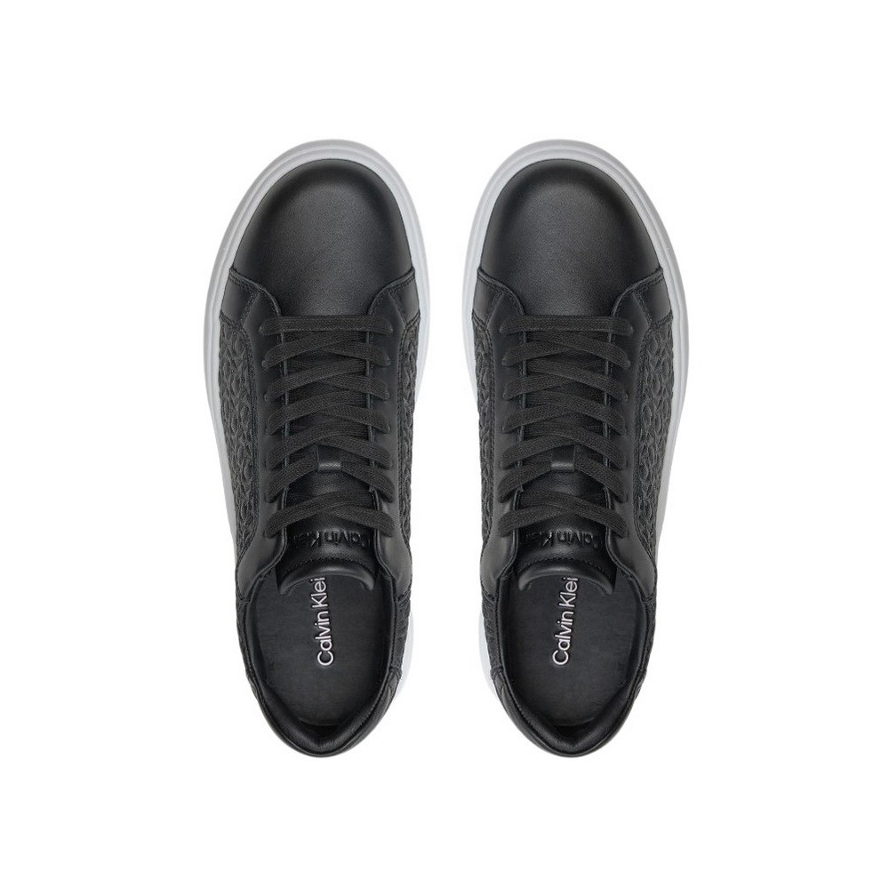 CALVIN KLEIN LOW TOP LACE UP ΠΑΠΟΥΤΣΙ ΑΝΔΡΙΚΟ BLACK