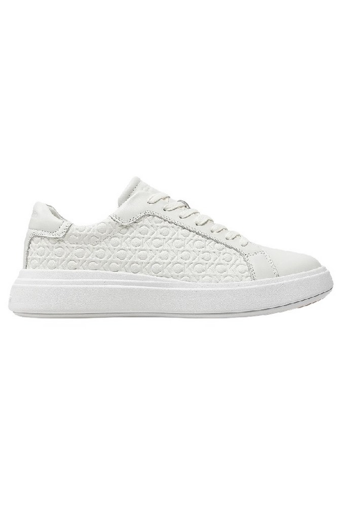 CALVIN KLEIN LOW TOP LACE UP ΠΑΠΟΥΤΣΙ ΑΝΔΡΙΚΟ WHITE