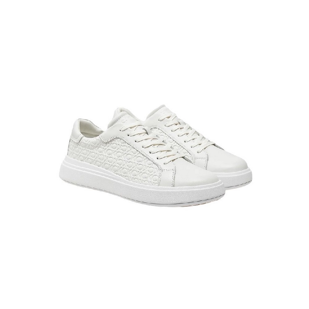 CALVIN KLEIN LOW TOP LACE UP ΠΑΠΟΥΤΣΙ ΑΝΔΡΙΚΟ WHITE