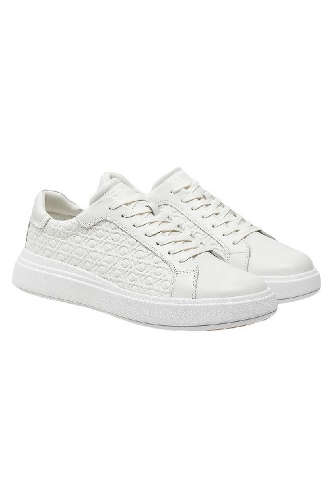 CALVIN KLEIN LOW TOP LACE UP ΠΑΠΟΥΤΣΙ ΑΝΔΡΙΚΟ WHITE