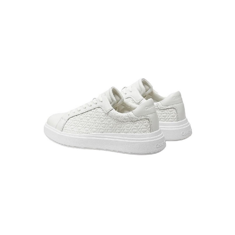 CALVIN KLEIN LOW TOP LACE UP ΠΑΠΟΥΤΣΙ ΑΝΔΡΙΚΟ WHITE